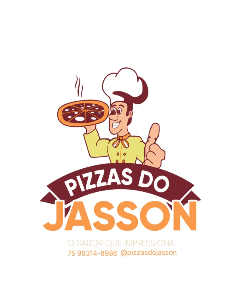Logo Pizzas do Jasson