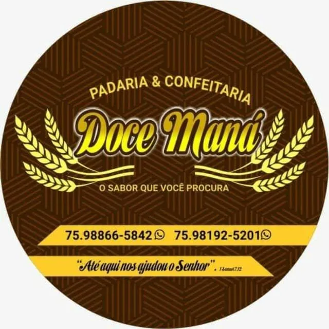 Logo Padaria e Confeitaria Doce Maná