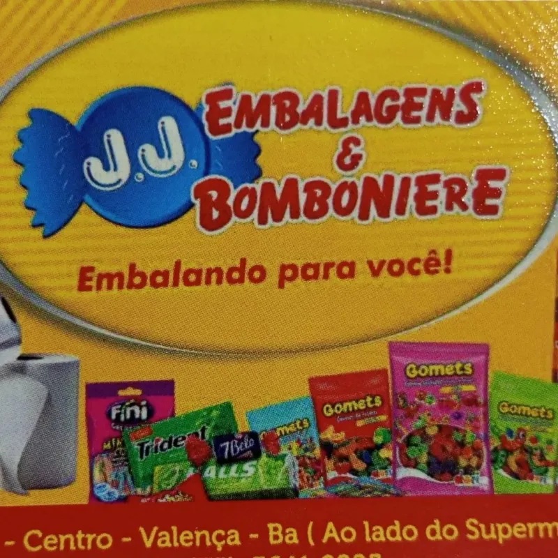 Logo J.j. Embalagens e Bomboniere