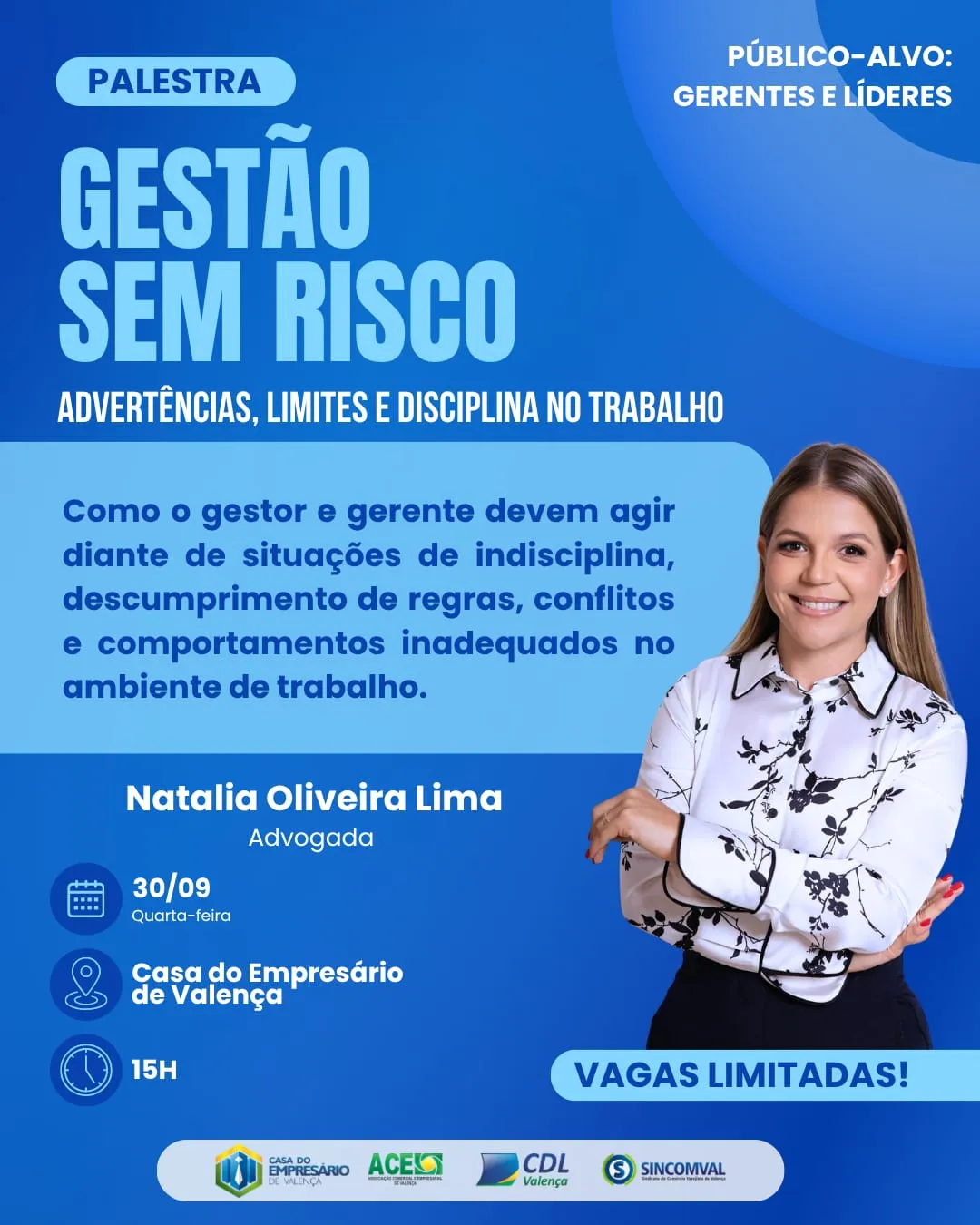 Capa — Gestão sem Risco: Advertências, Limites e Disciplina no Trabalho